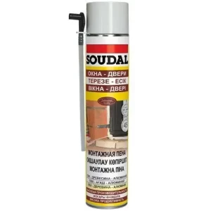 Пена монтажная SOUDAL окна-дверь пистолет 750мл зимняя