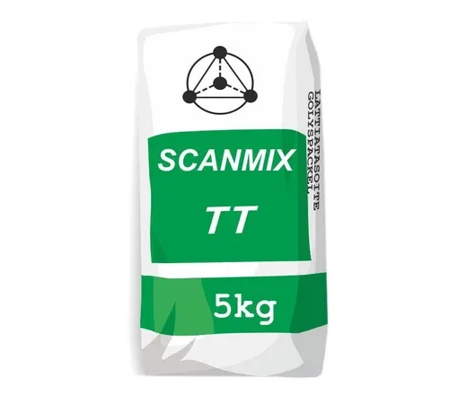 Шпаклевка фасадная SCANMIX ТТ стартовая белая 5кг Шпаклевка фасадная SCANMIX ТТ стартовая белая 5кг