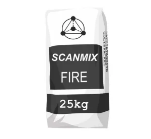 Смесь кладочная термостойкая SCANMIX FIRE 750 25кг