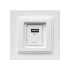 Розетка USB MONO ELECTRIC Despina белая 102-190005-177