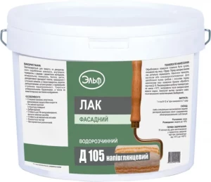 Лак фасадный ЭЛЬФ Д105 1л