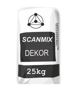Штукатурка декоративная SCANMIX DEKOR короед 25кг белая
