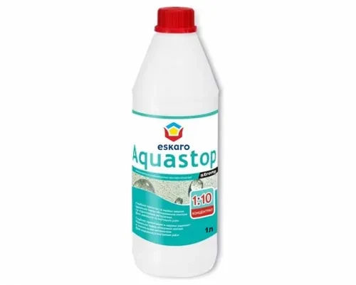 Грунтовка-концентрат укрепляющая ESKARO Aquastop Strong 1л Грунтовка-концентрат укрепляющая ESKARO Aquastop Strong 1л