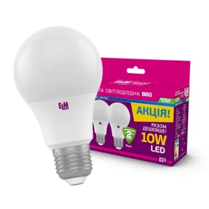 Лампа ЛЕД 12 Вт А60 3000К Е27 ETRON Light Power ELP-005