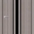 Дверное полотно StilDoors ARIZONA Трюфель черное стекло 800мм