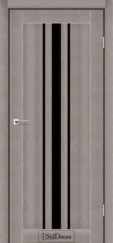 Дверное полотно StilDoors ARIZONA Трюфель черное стекло 800мм Дверное полотно StilDoors ARIZONA Трюфель черное стекло 800мм