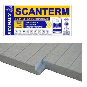 Пенополистирол SCANTERM 1000*600*50мм