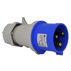 Вилка силовая TP electric 32А/3 (2Р+РЭ) IP44