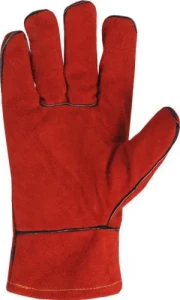 Перчатки DOLONI краги 27см красные с подкладкой 10р 4575