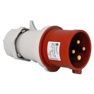 Вилка силовая TP electric 16А/4 (3Р+РЭ) IP44