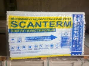 Пенополистирол SCANTERM 1000*600*100мм