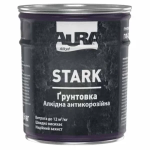 Грунтовка антикоррозионная AURA STARK красно-коричневая (2.8 кг)