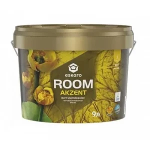 Краска ESKARO Akzent Room TR 9л бесцветная интерьерная