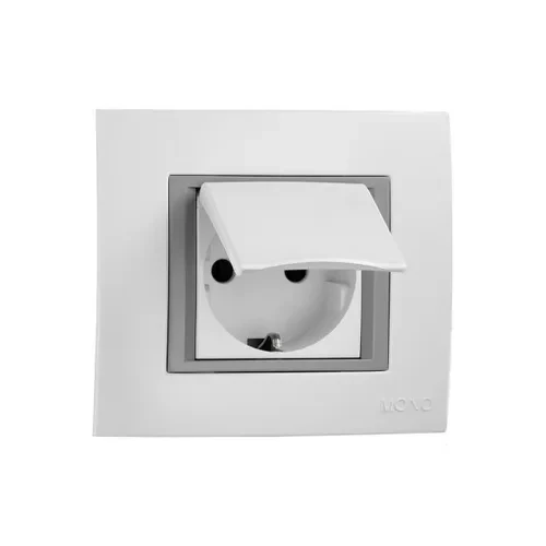 Розетка с/с и крышкой белый Mono Electric MONTE 105-010107-118, арт. 17915 (шт.) Розетка с/с и крышкой белый Mono Electric MONTE 105-010107-118, арт. 17915 (шт.)