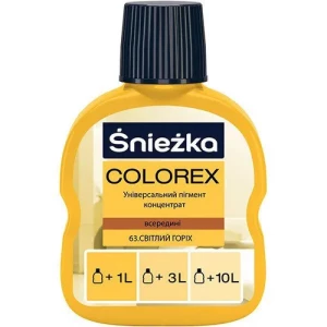 Краситель SNIEZKA Colorex 100мл 63 орех светлый