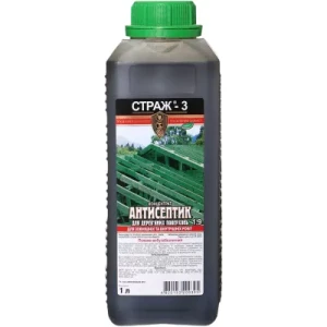 Средство огнебиозащитное СТРАЖ-3 концентрат 1:9 1л