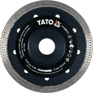 Диск алмазный YATO 125*1,6*10*22,2мм по гресу, стеклу, керамике YT-59972