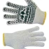 Перчатки DOLONI трикот.белые из ПВХ (547), 16-023