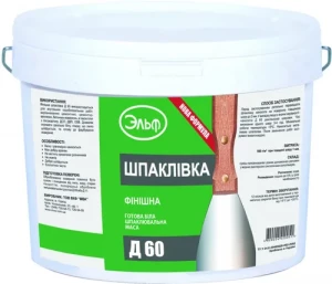 Шпаклевка акриловая ЭЛЬФ Д60 17кг
