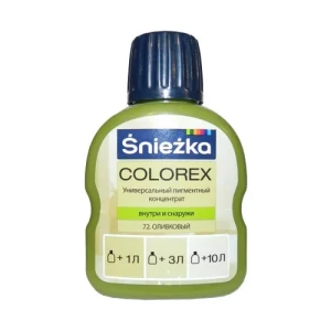 Краситель SNIEZKA Colorex 100мл 72 оливковый