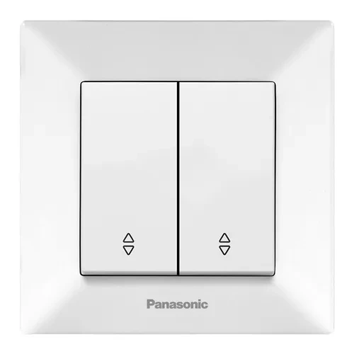 Выключатель 2-кл. проходной белый Arkedia Slim Panasonic WNTC0011-2WH-UA Выключатель 2-кл. проходной белый Arkedia Slim Panasonic WNTC0011-2WH-UA