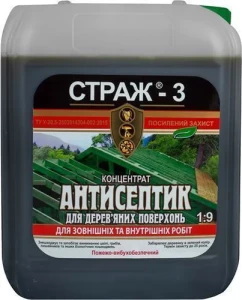 Средство огнебиозащитное СТРАЖ-3 10л