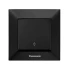 Выключатель 1-клав.черный Arkedia Slim Panasonic проходной WNTC 0103-2BL