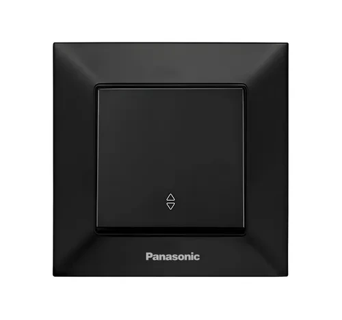 Выключатель 1-клав.черный Arkedia Slim Panasonic проходной WNTC 0103-2BL Выключатель 1-клав.черный Arkedia Slim Panasonic проходной WNTC 0103-2BL