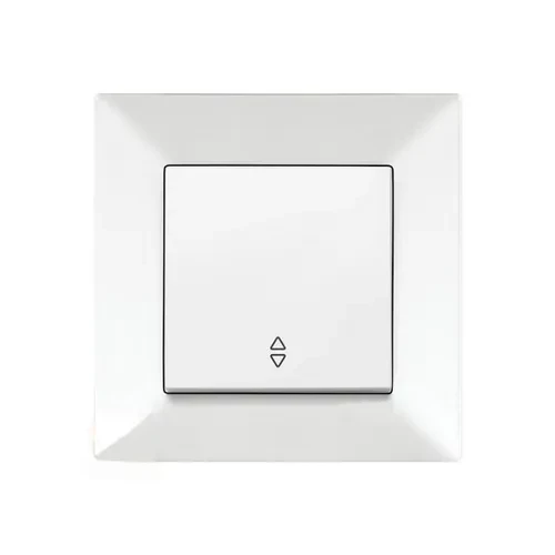 Выключатель VIKO Meridian 1-клавишный внутренний проходной белый Выключатель VIKO Meridian 1-клавишный внутренний проходной белый