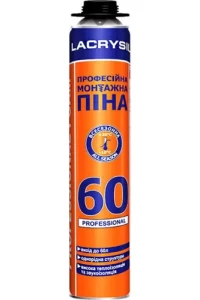 Пена монтажная LACRYSIL 60 750мл профессиональная