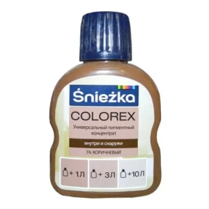 Краситель SNIEZKA Colorex 100мл 74 коричневый