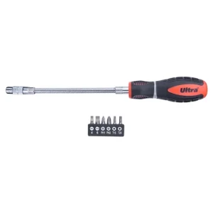 Викрутка з гнучким валом + біти 6шт S2 Profi ULTRA  4000702