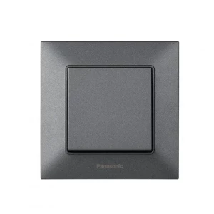 Выключатель 1-клав. дымчатый Arkedia Slim Panasonic WNTC 0001-2DG
