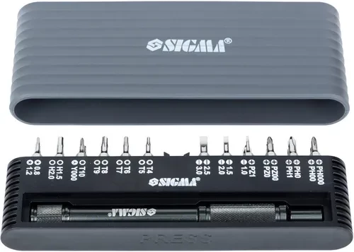 Викрутка+біти SIGMA 24шт для мобільних телефонів 4003251 Викрутка+біти SIGMA 24шт для мобільних телефонів 4003251