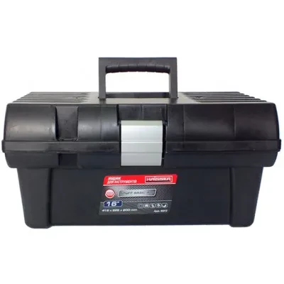 Ящик для инструмента HAISSER 16'' Staff Basic Alu 415*226*200мм 90012 Ящик для инструмента HAISSER 16'' Staff Basic Alu 415*226*200мм 90012