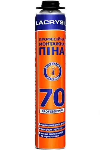 Пена монтажная LACRYSIL 65 800мл профессиональная Пена монтажная LACRYSIL 65 800мл профессиональная