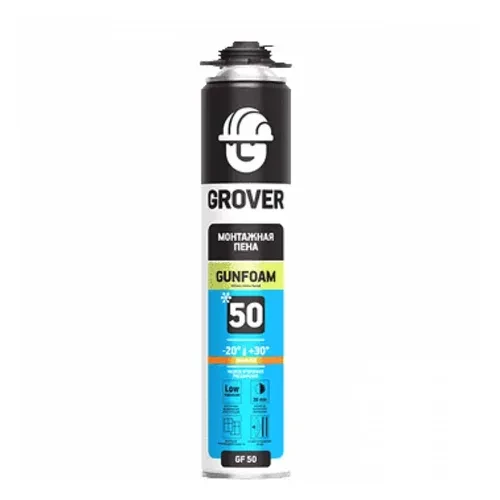 Пена монтажная GROVER GF50 731мл профессиональная Пена монтажная GROVER GF50 731мл профессиональная