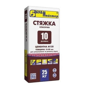 Стяжка для пола БУДМАЙСТЕР Доливка-10 25кг