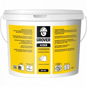 Клей для стеклохолста GROVER G505 прозрачный 5л