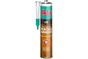 Жидкие гвозди AKFIX 610 310мл клей полиуретановый прозрачный