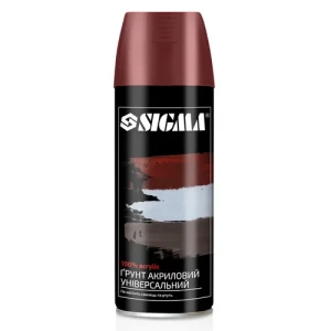 Грунт SIGMA акриловый красно-коричневый 400мл RAL 3009