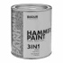Краска молотковая 3 в 1 BIODUR Hammer Paint 0,7л 106 серебристо-серая