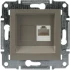 Розетка SCHNEIDER Asfora RJ45 компьютерная неэкранированная бронза