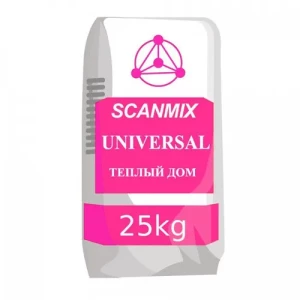 Клей SCANMIX UNIVERSAL Теплый дом 25кг