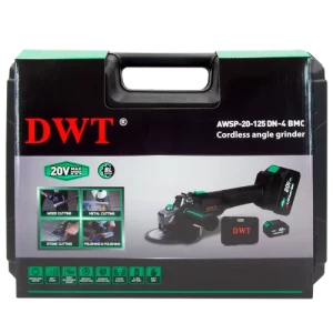 Аккумуляторная шлифмашина угловая DWT AWSP-20-125DN-4 BMC