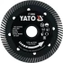 Диск алмазный YATO 125*1,3*10*22,2мм Turbo по гресу, керамике YT-59982