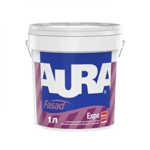 Краска фасадная AURA Fasad Expo 1л акриловая