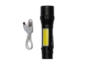 Фонарик LED LUXEL аккумуляторный 5W IP44 4режима 1200mAh TR-04