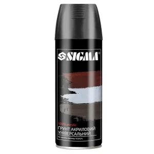 Грунт SIGMA акриловый черный 400мл RAL9005
