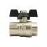 Кран шаровой Raftec 3/4 г/г DN20 DRB2 черный метелик